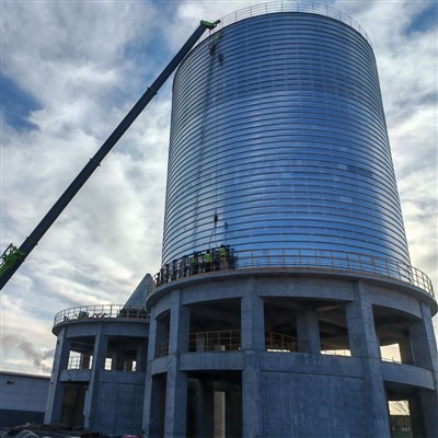 Spiral stál silo